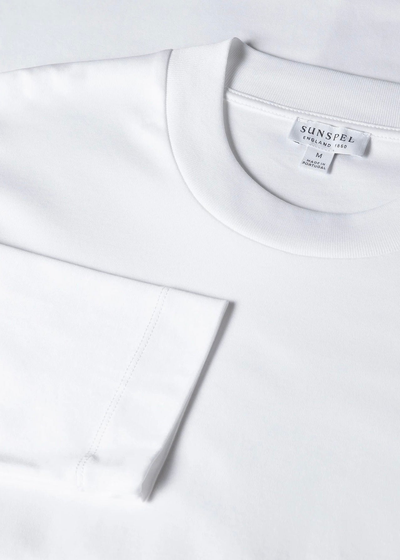 Long Sleeve Heavyweight T-Shirt — WHITE
