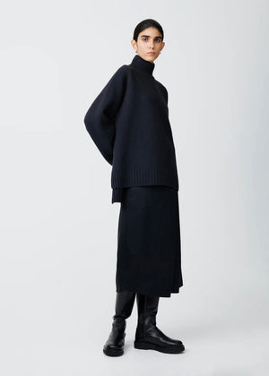 Hozu Knit Jumper — PEWTER