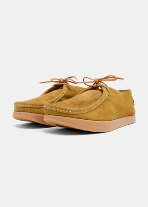 Willard Stitch Nubuck Lace Up Shoe — TURMERIC