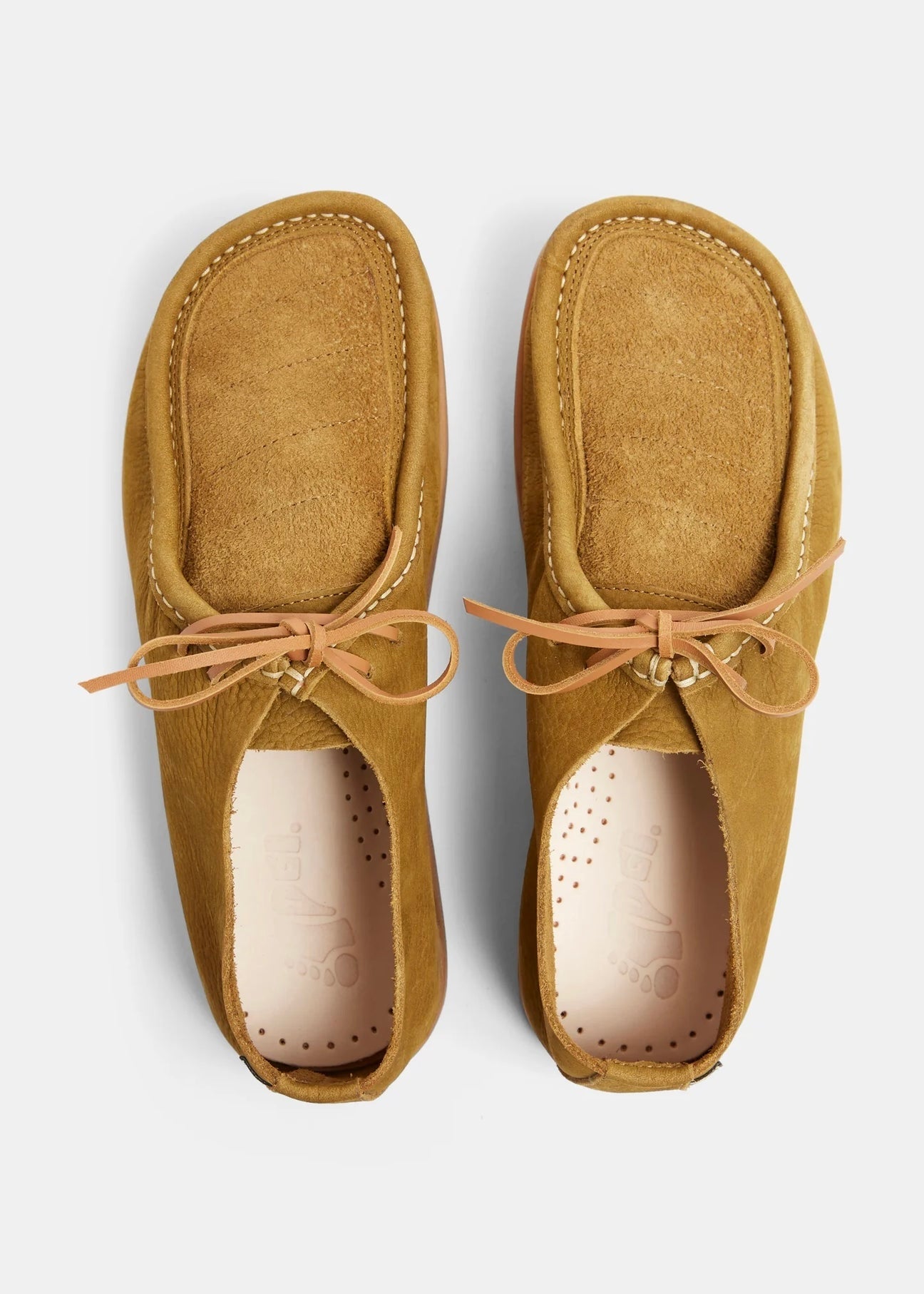 Willard Stitch Nubuck Lace Up Shoe — TURMERIC