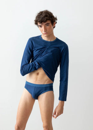 Long Sleeve T-Shirt — INDIGO