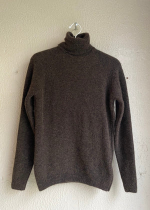Bmock Sweater In Alpaca — BROWN