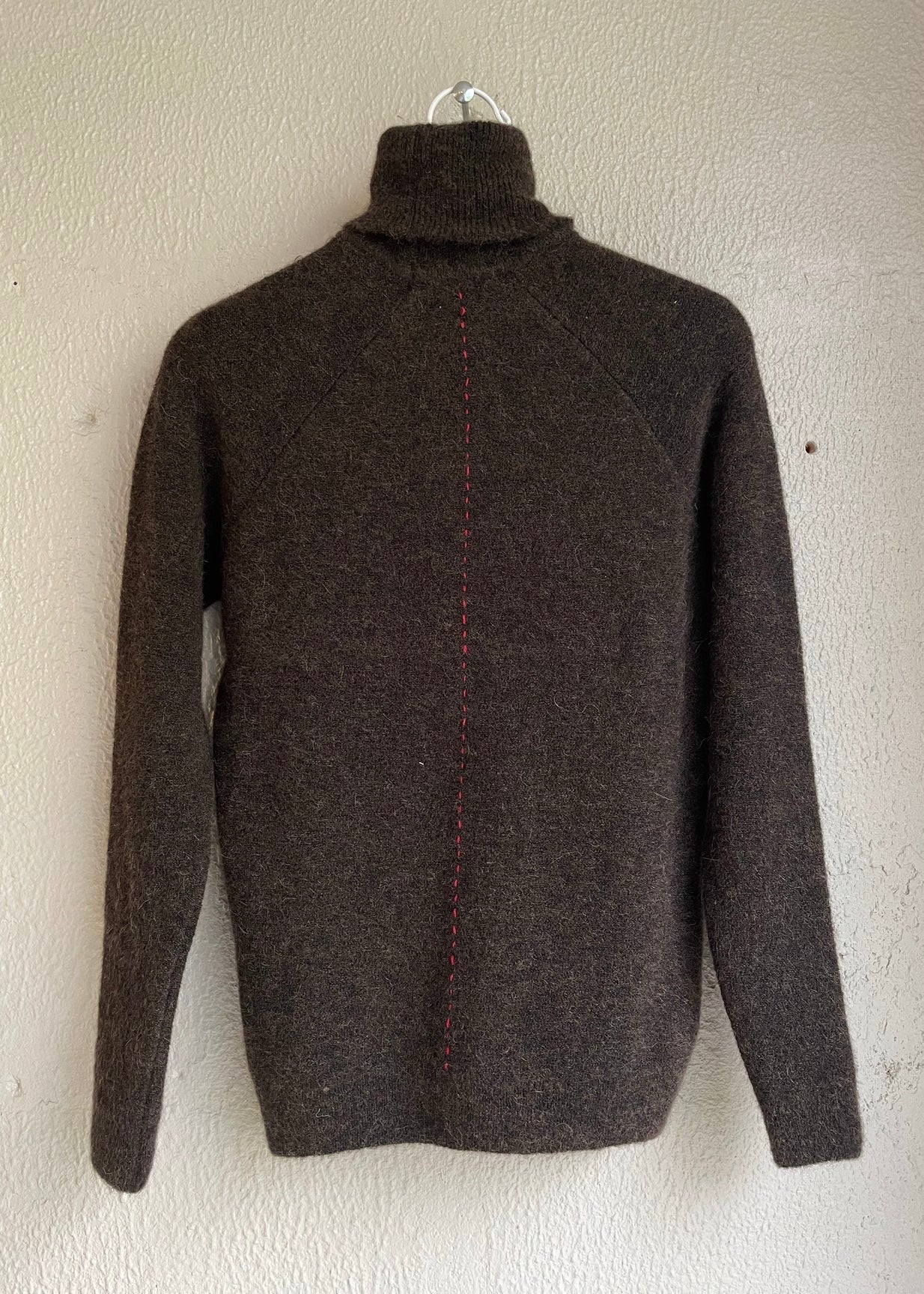 Bmock Sweater In Alpaca — BROWN