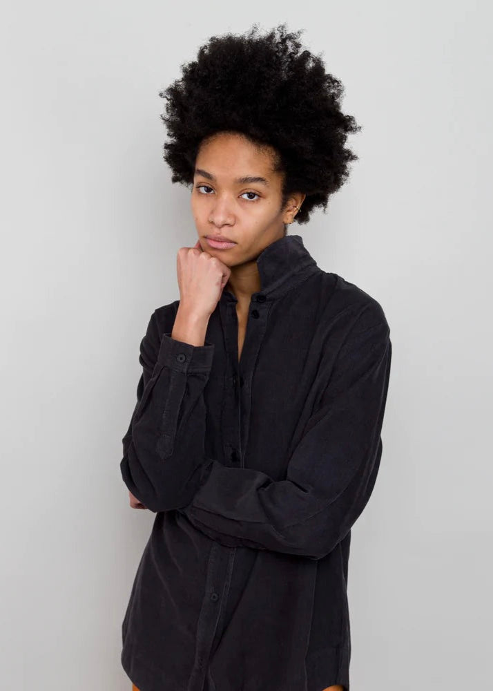 Boyfriend Shirt — BLACK