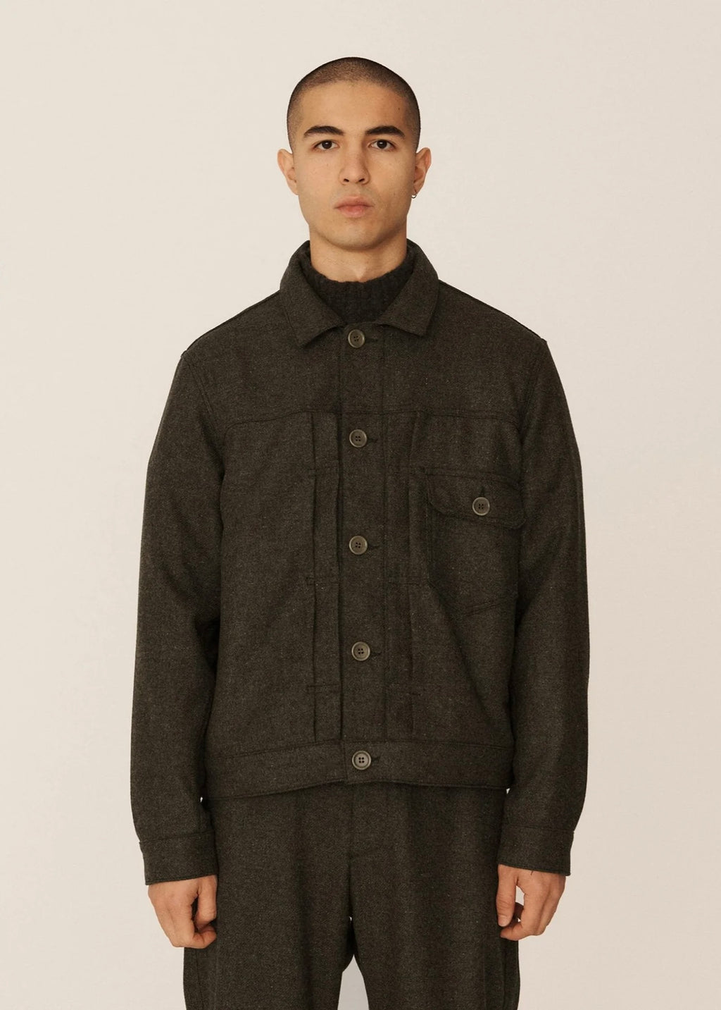 Badlands Wool Twill Jacket — GREEN