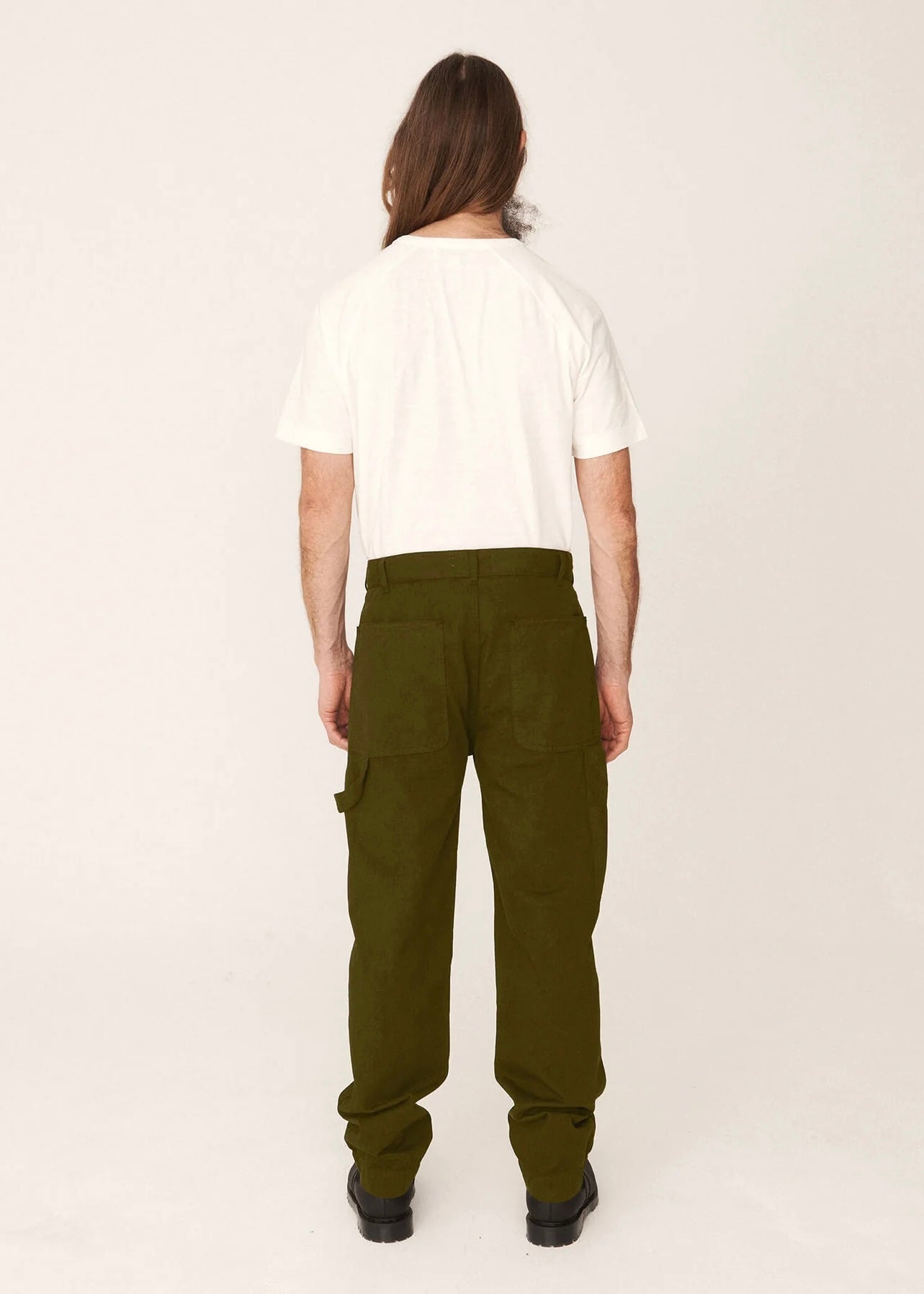 Painter Organic Cotton Trousers — GREEN
