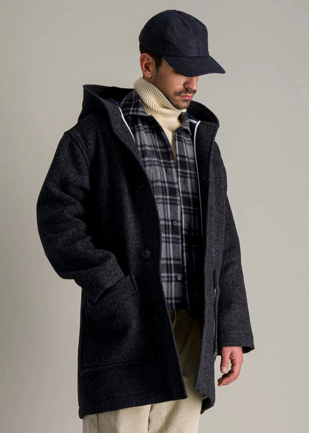 Seamus Coat — DARK GREY