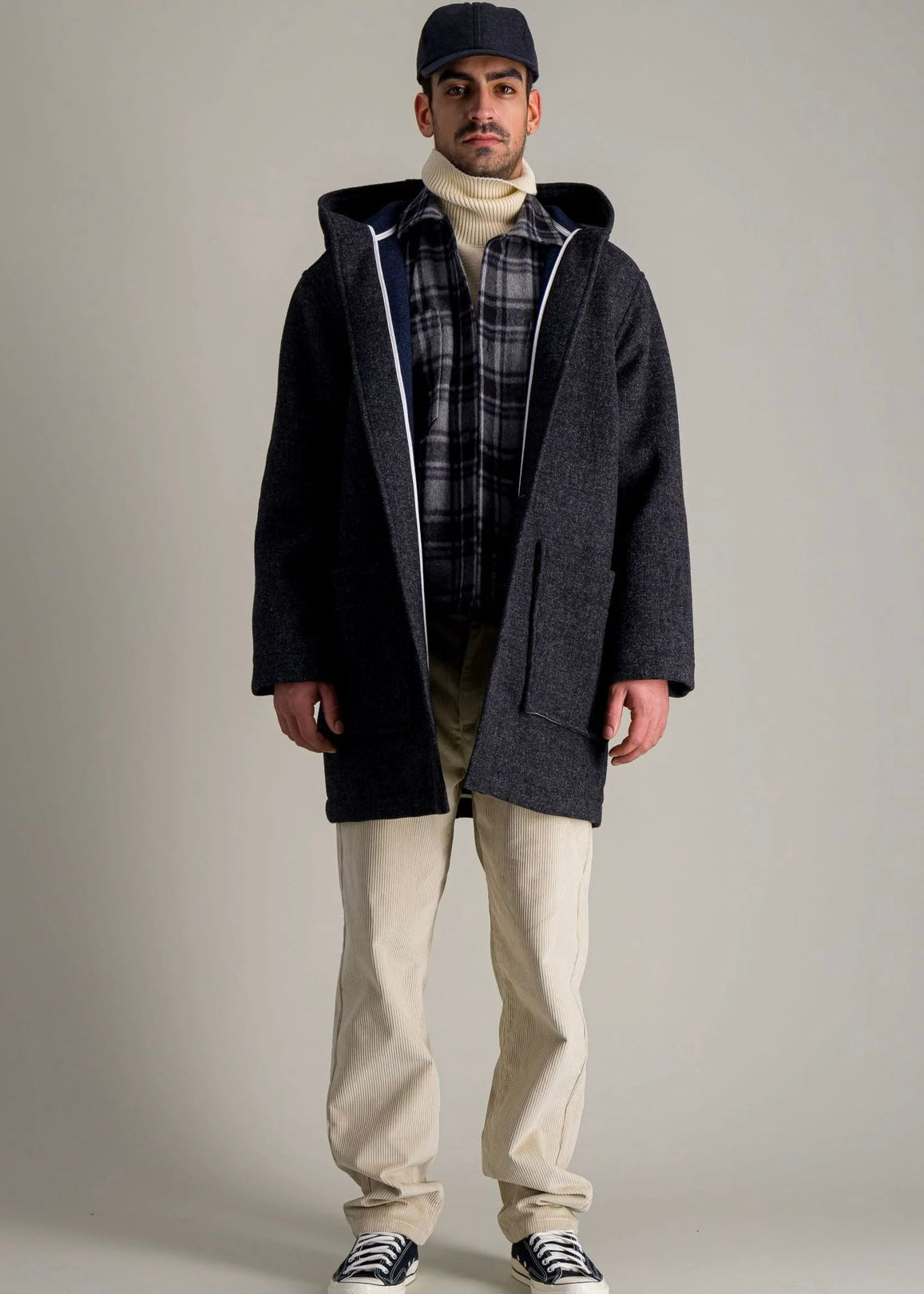 Seamus Coat — DARK GREY