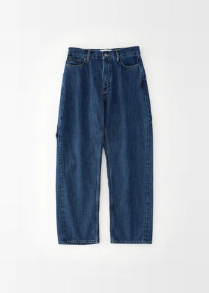 Rae Washed Denim Pant — INDIGO