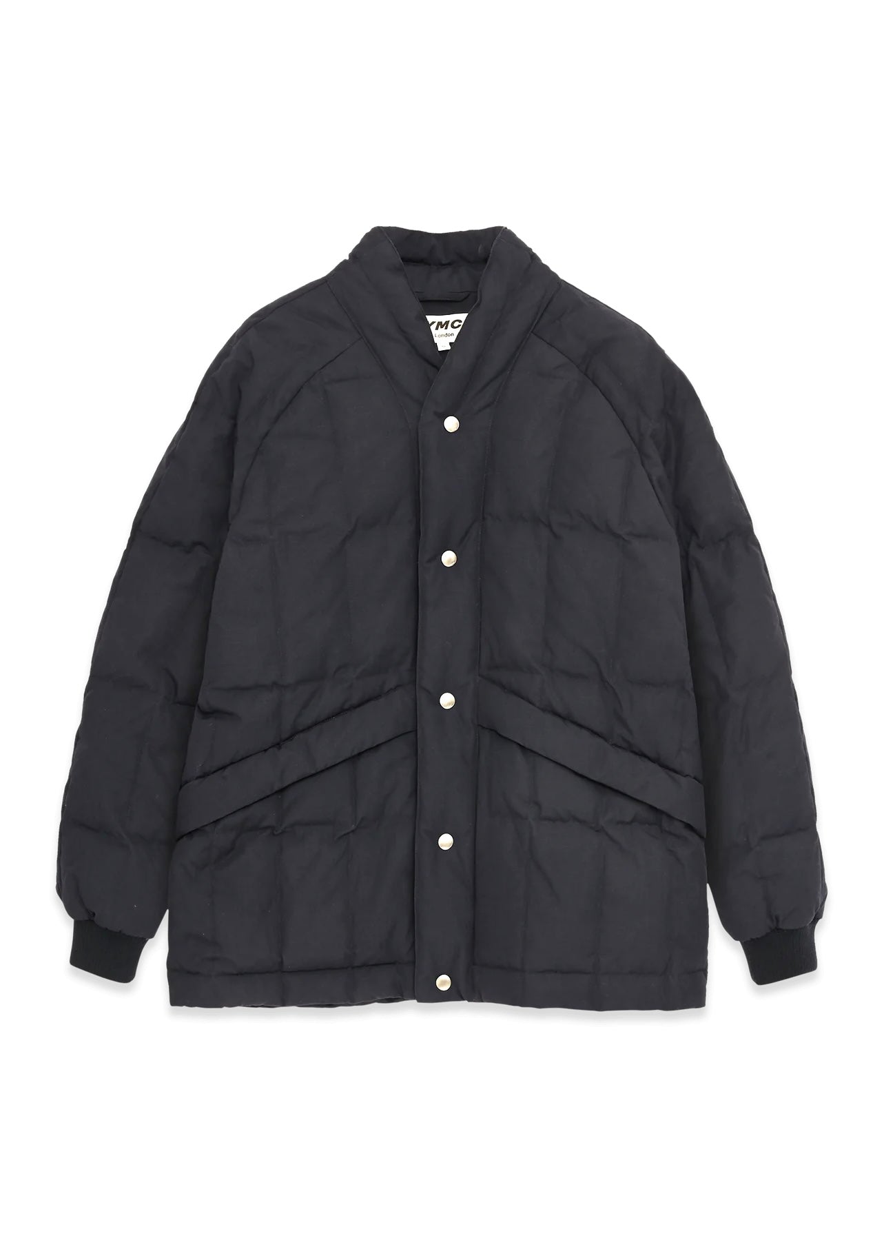 Feather Downs Cordura Ripstop Coat - NAVY