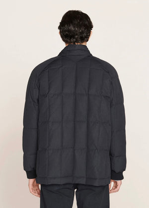 Feather Downs Cordura Ripstop Coat - NAVY