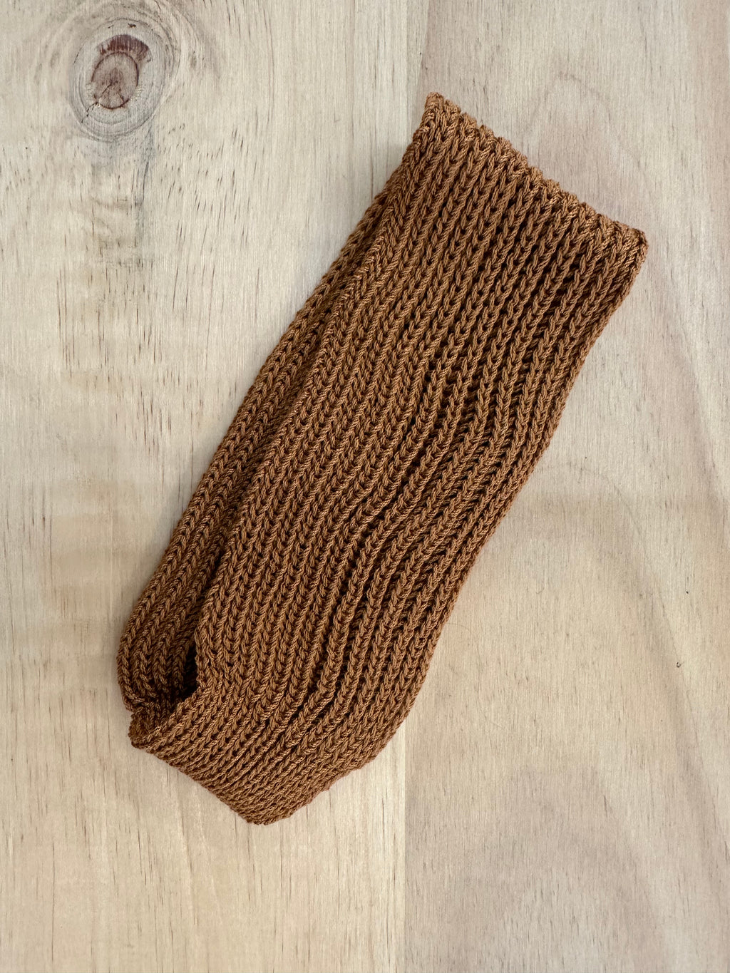 Ribbed Headband — Caramel - LAST PIECE