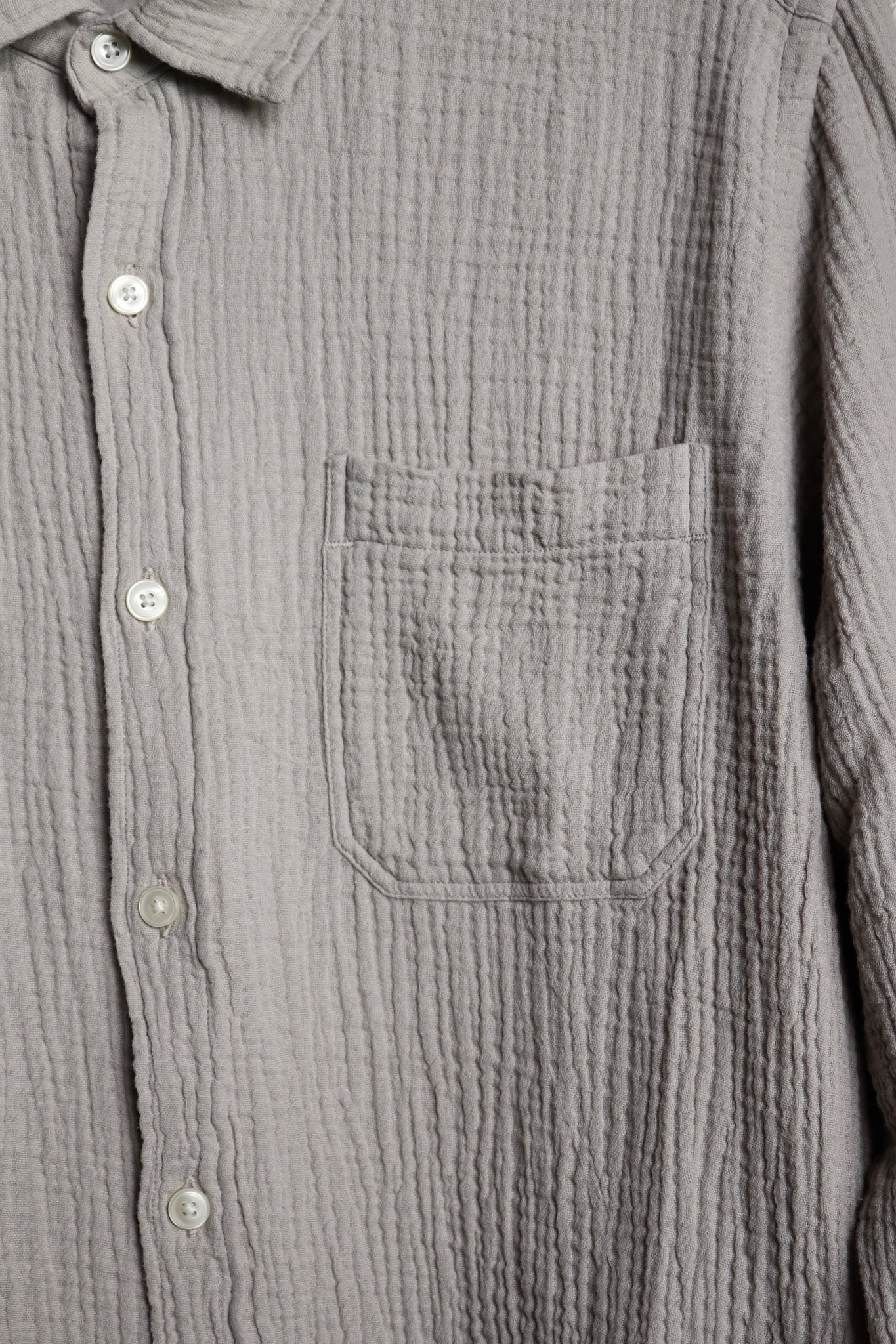 Snap Shirt Grey Melange