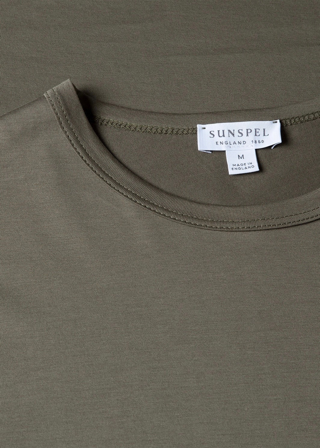 Crew Neck T-Shirt — KHAKI