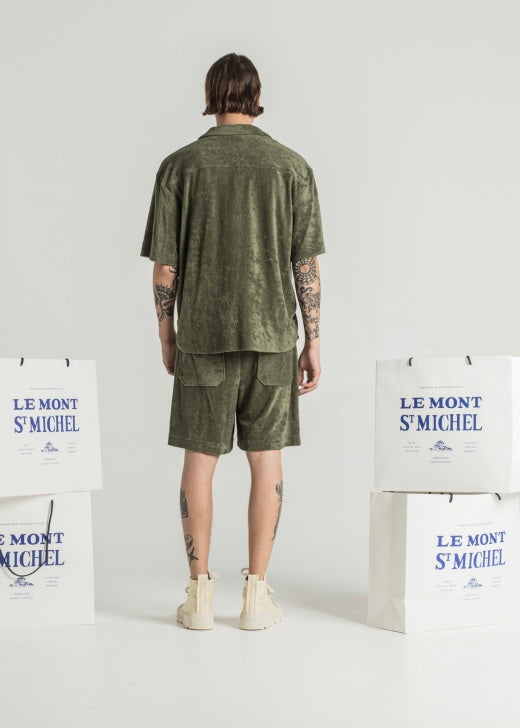 Calfe Sponge Shirt — KHAKI