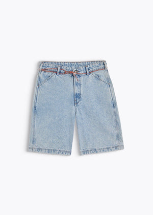 Jabali Algo Denim Short — BLEACHED