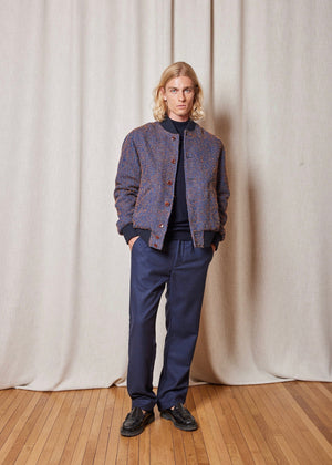 Kappa Buckle Reversible Jacket — NAVY / ORANGE