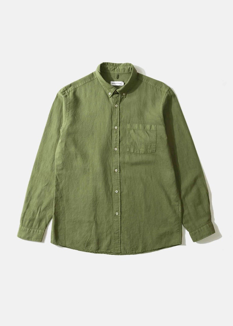 Linen Shirt — KHAKI