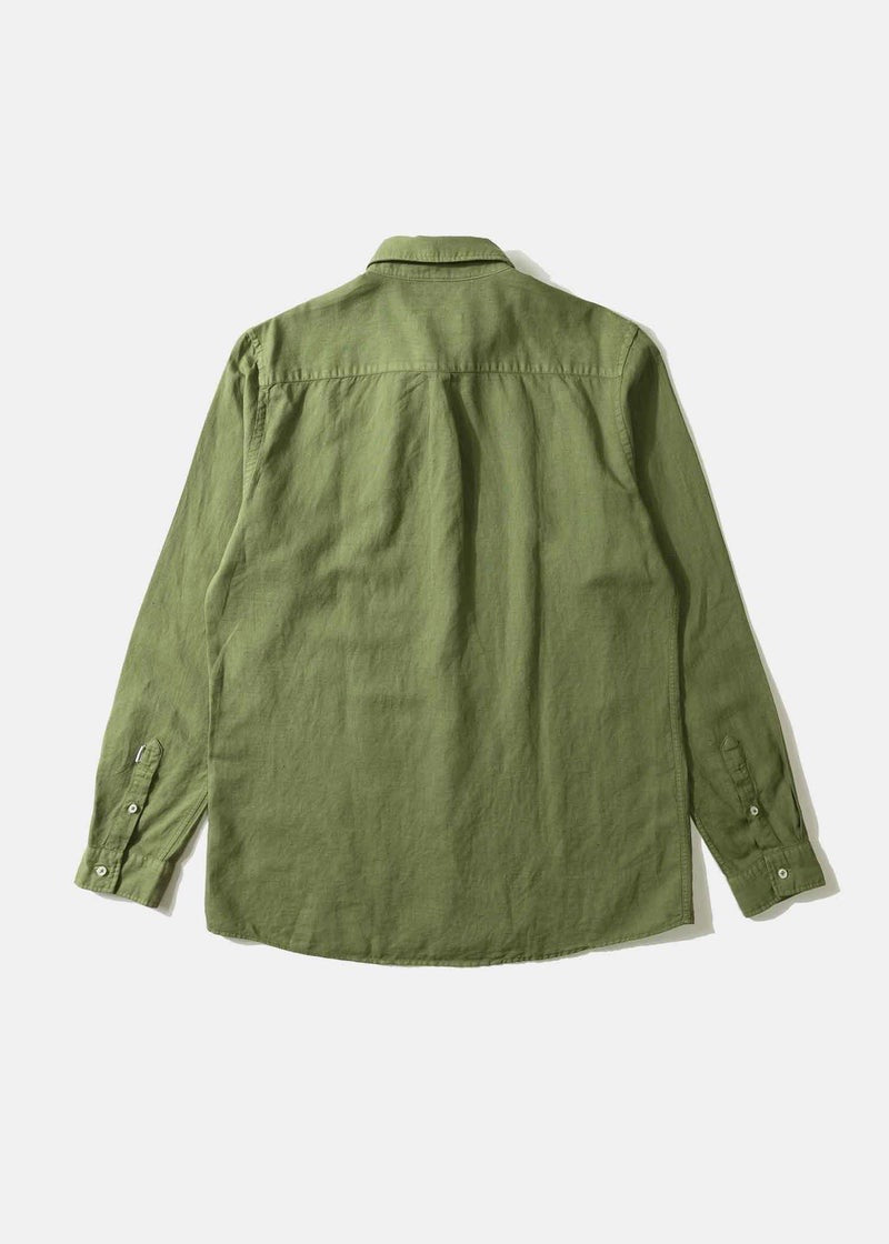Linen Shirt — KHAKI
