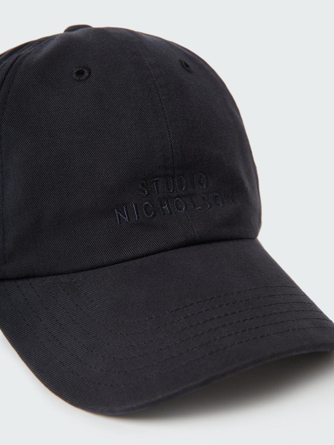 Studio Nicholson Logo Cap Dark Navy