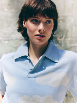Sky Clouds Polo Shirt — CIEL