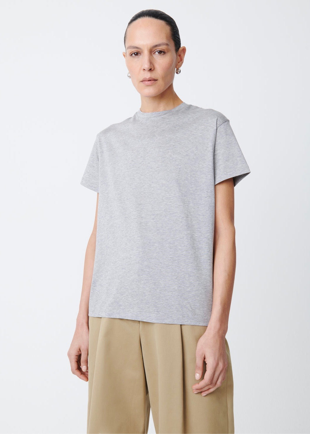 Marine T-Shirt — GREY MARL
