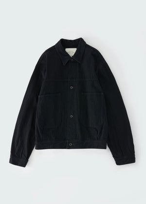 Nyle Denim Jacket — BLACK