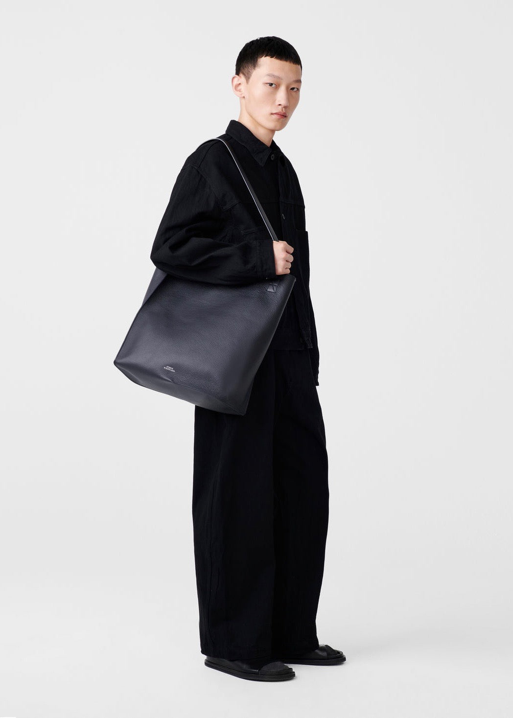 Nyle Denim Jacket — BLACK