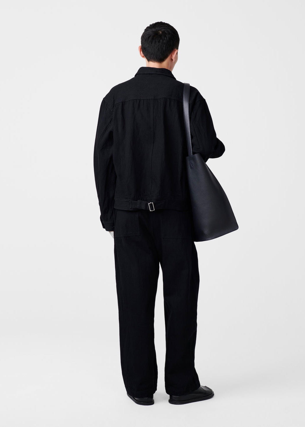 Nyle Denim Jacket — BLACK