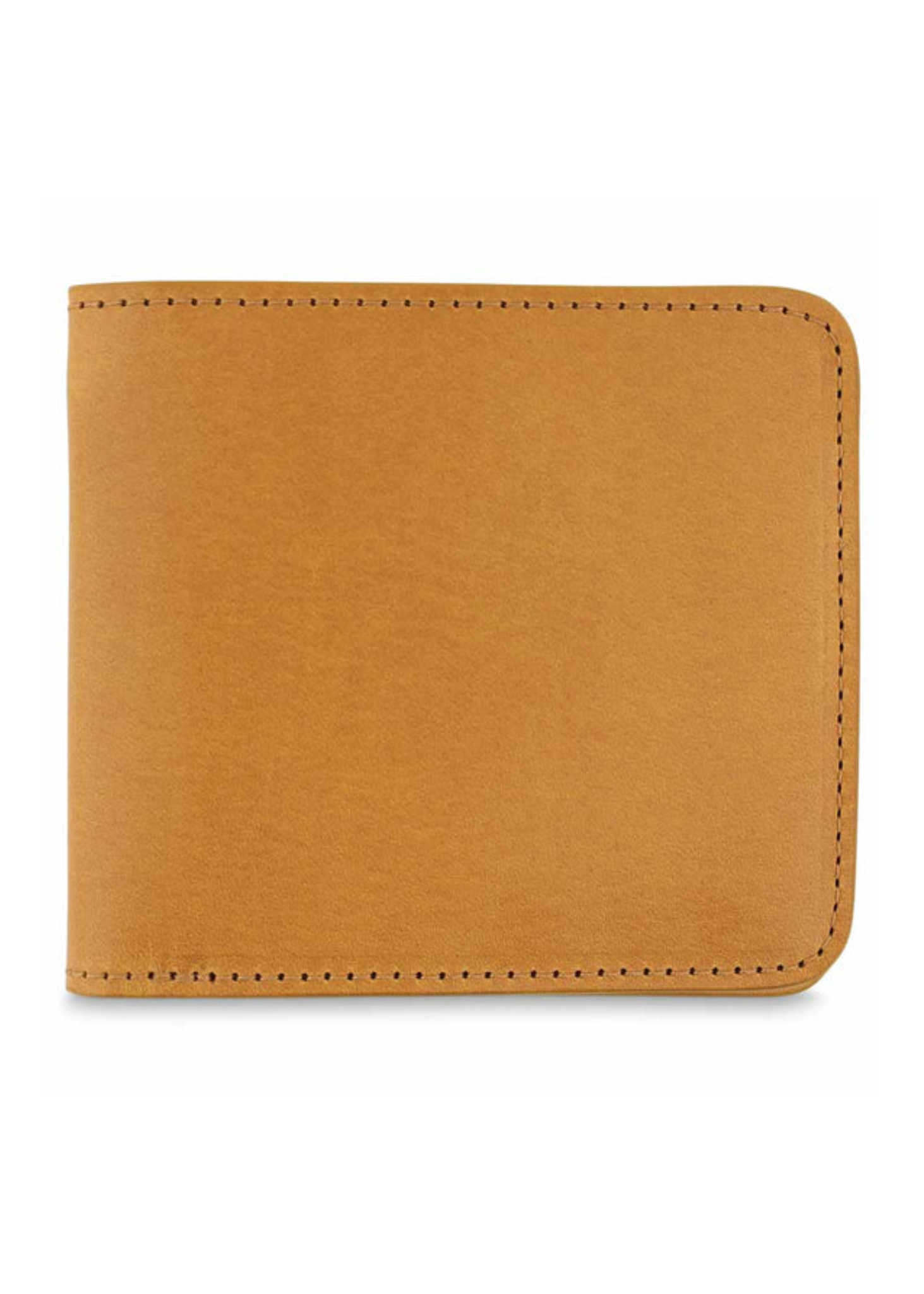 Billfold Leather Wallet — MUSTARD