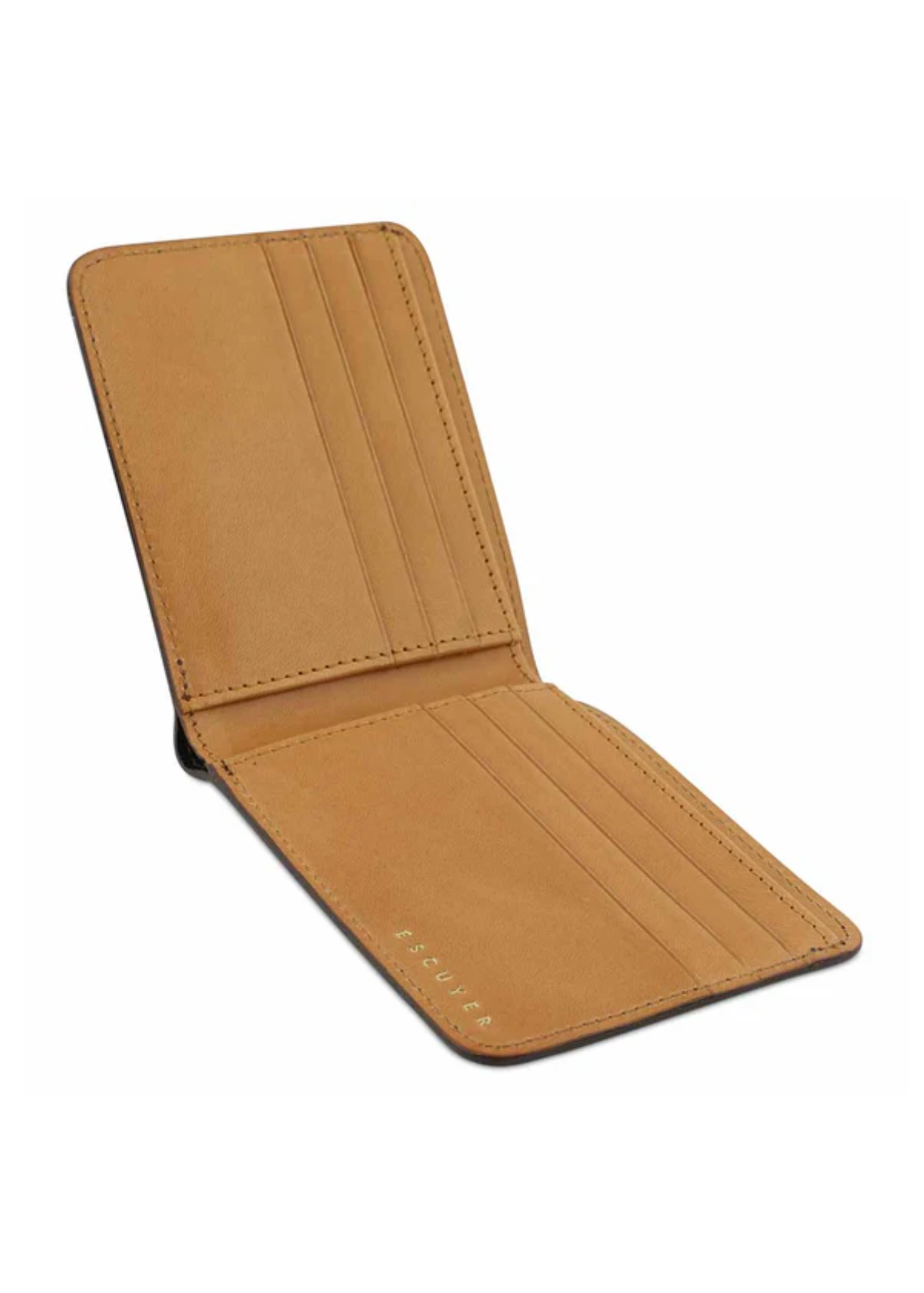 Billfold Leather Wallet — MUSTARD