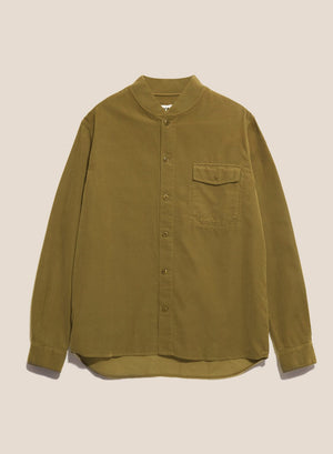 Delinquents Needlecord Organic Cotton Overshirt - Olive