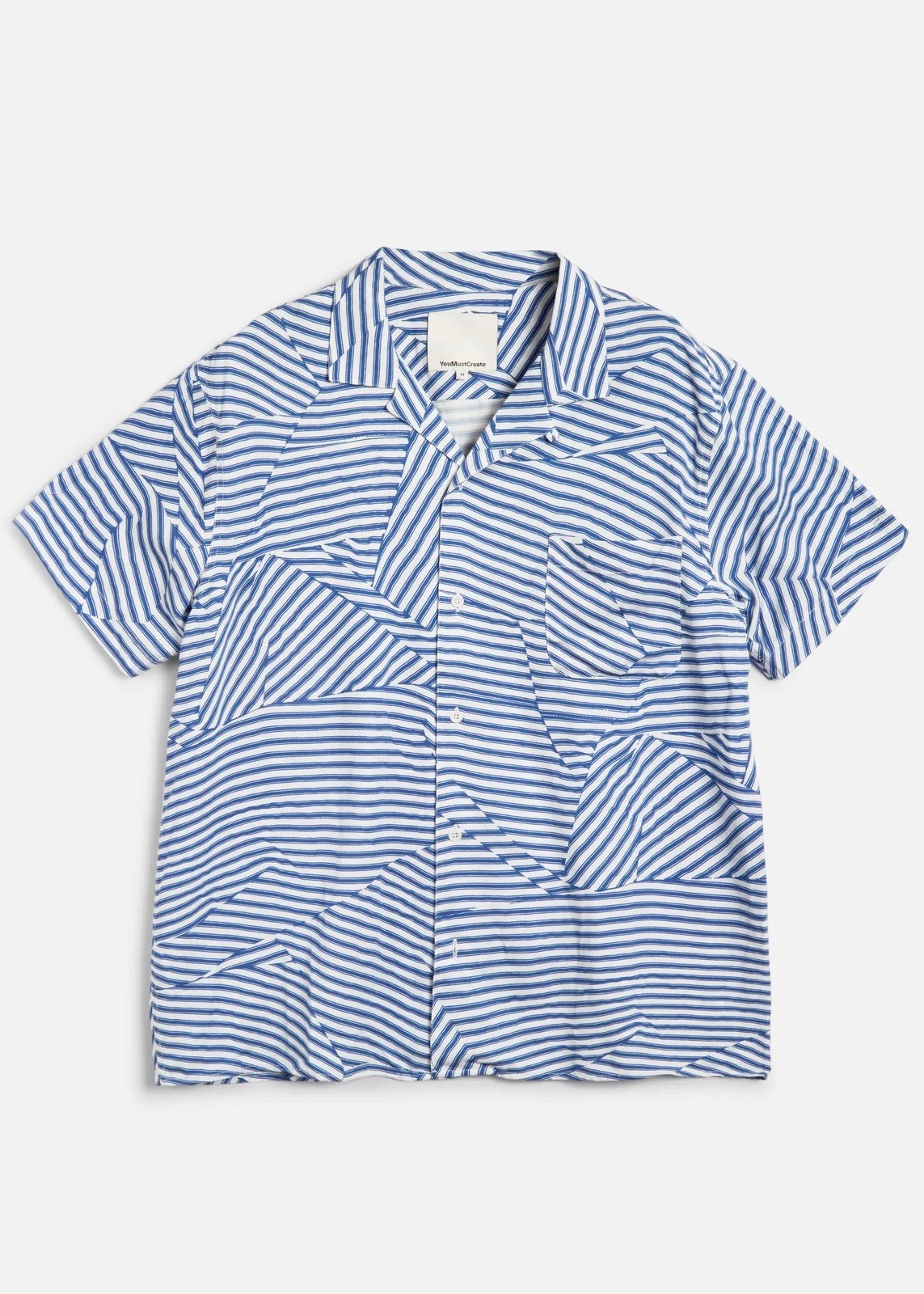 Malick Shirt — BLUE / WHITE