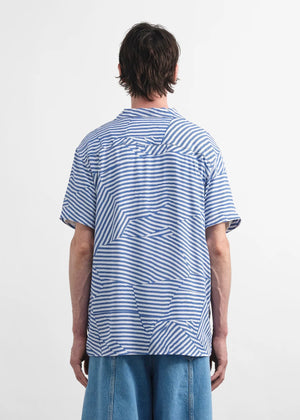 Malick Shirt — BLUE / WHITE