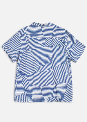 Malick Shirt — BLUE / WHITE