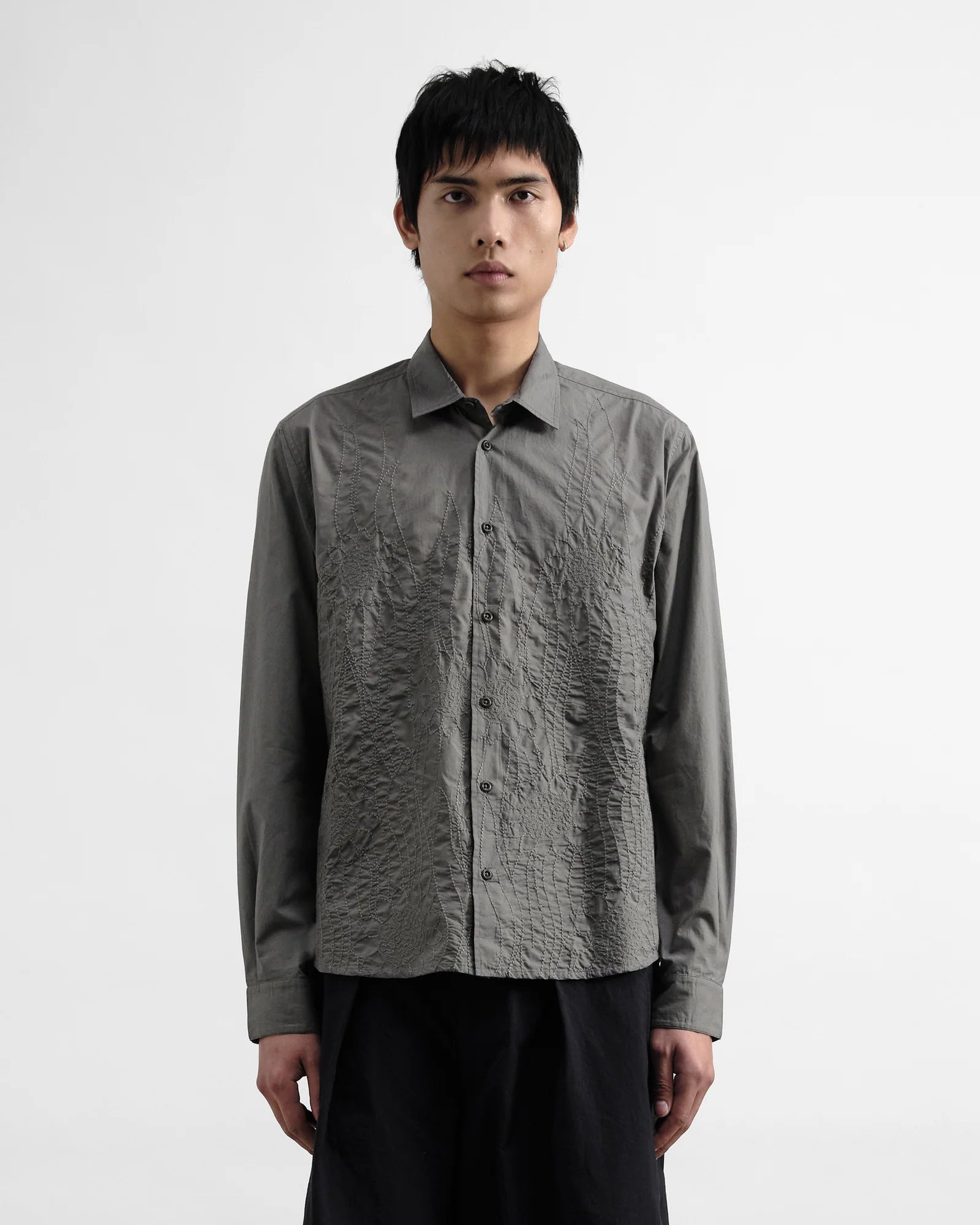Curtis Shirt — GUNMETAL GREY