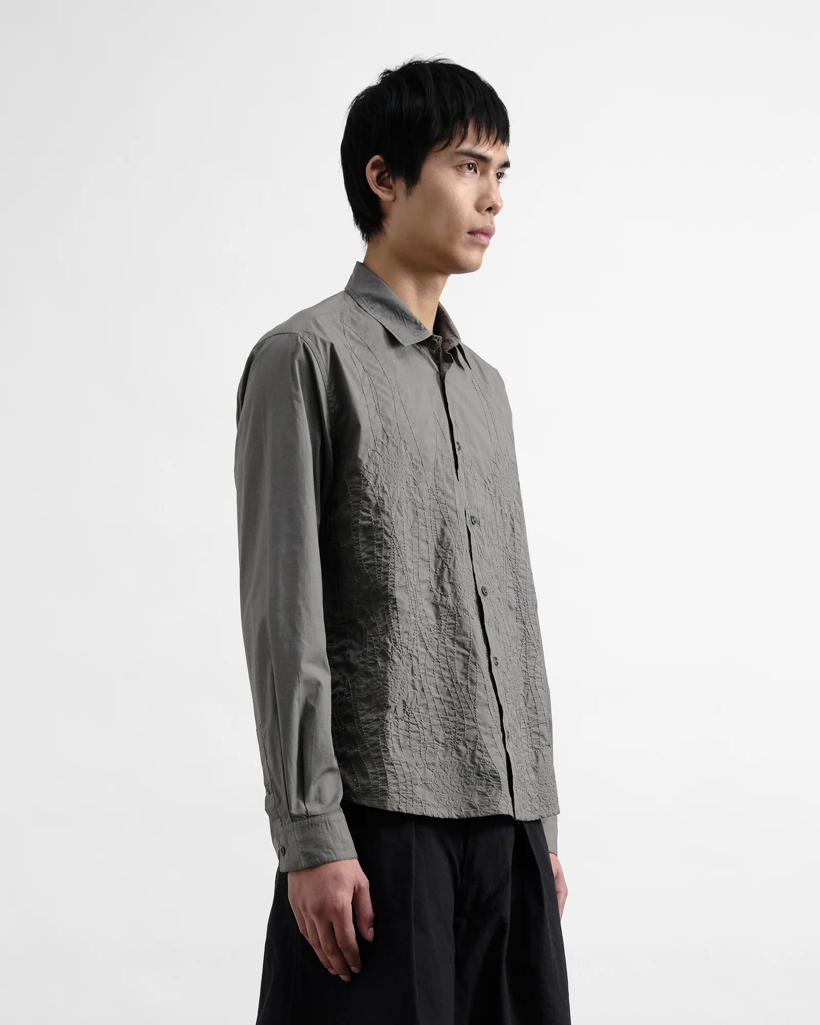 Curtis Shirt — GUNMETAL GREY