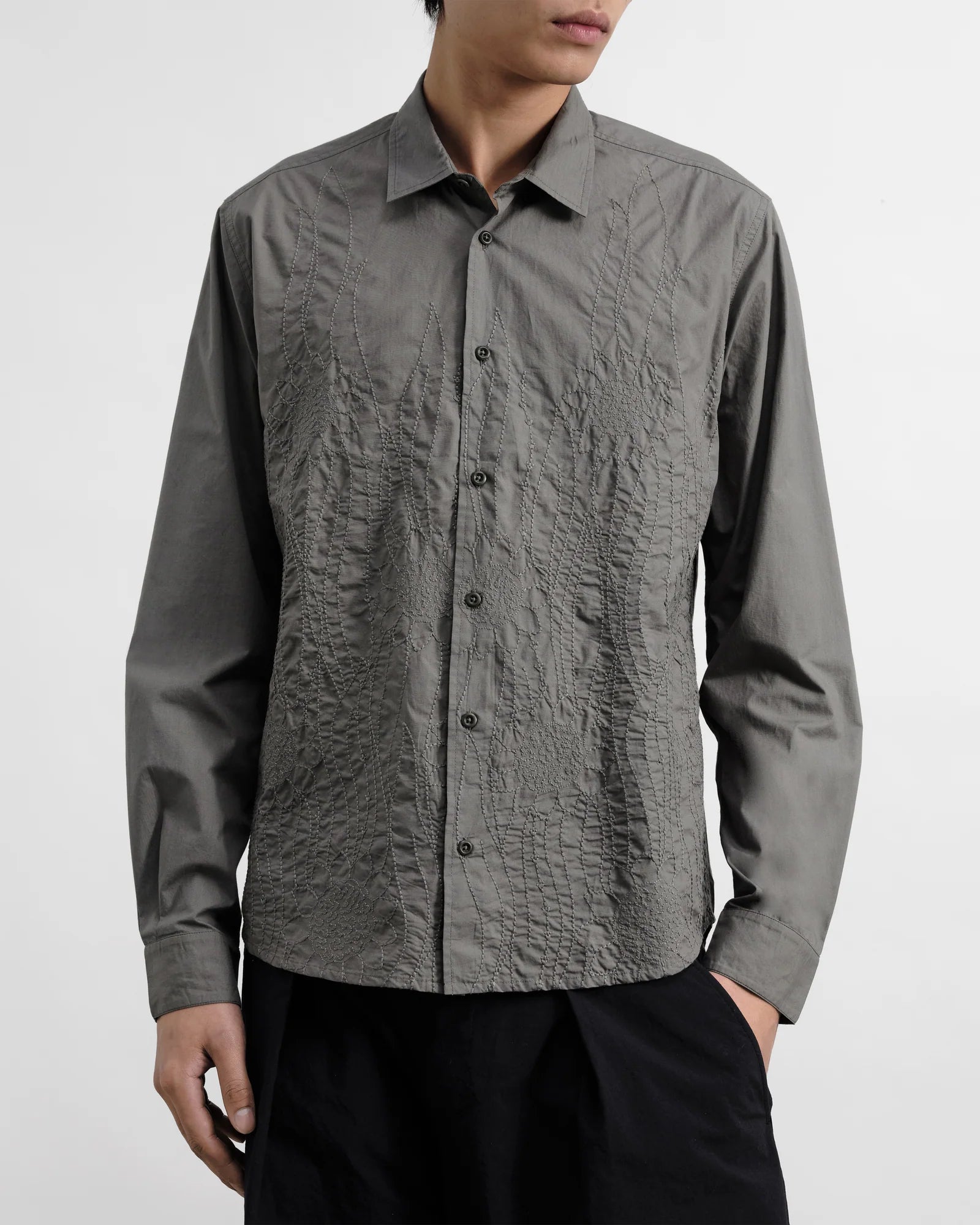 Curtis Shirt — GUNMETAL GREY