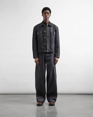 Displaced Seam Trouser — INDIGO