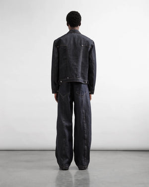 Displaced Seam Trouser — INDIGO