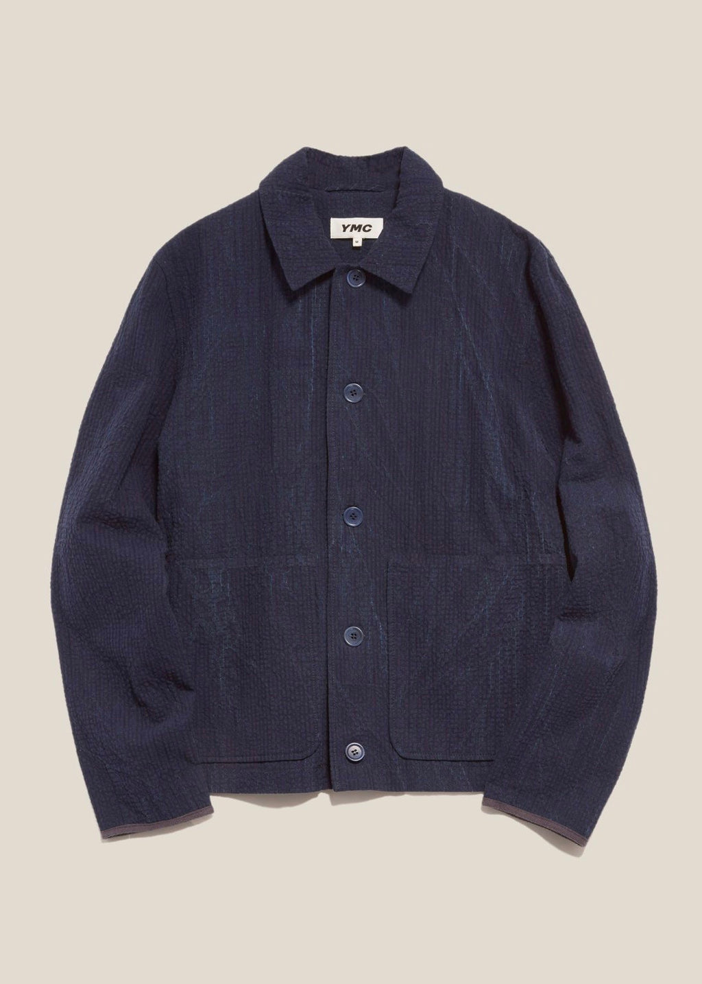 Groundhog Seersucker Jacket — NAVY