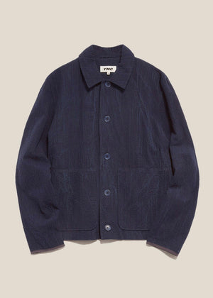 Groundhog Seersucker Jacket — NAVY