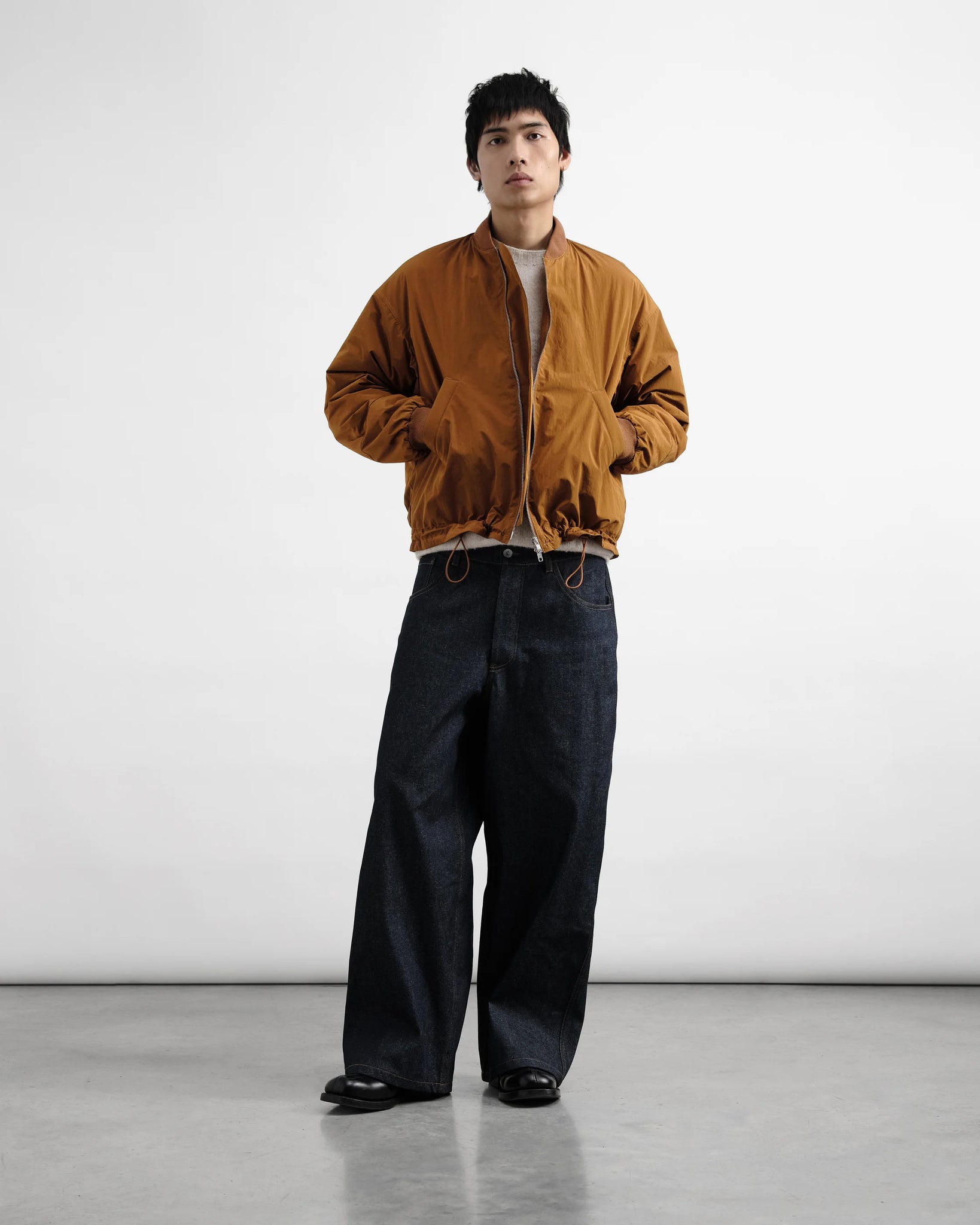 Basement Bomber Jacket  — CLAY