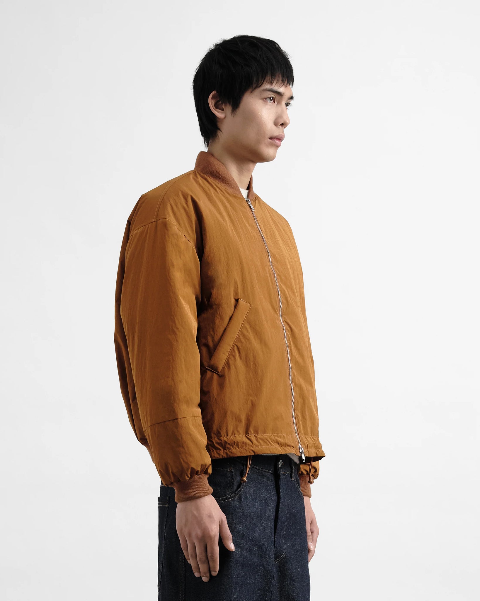 Basement Bomber Jacket  — CLAY