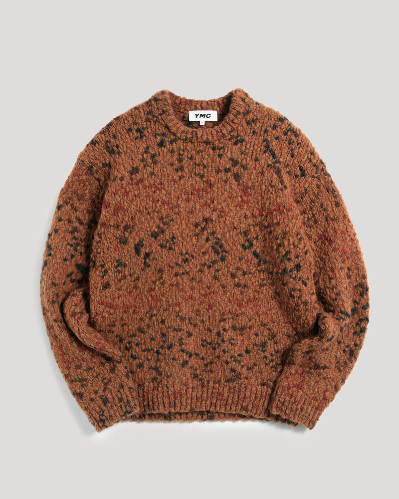 Undertones Boxy Crew Knit Tan