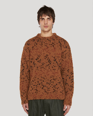 Undertones Boxy Crew Knit Tan