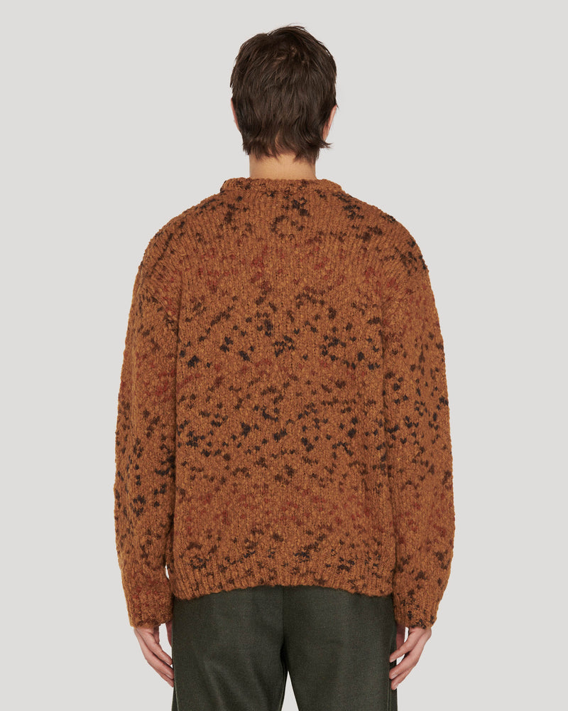 Undertones Boxy Crew Knit Tan