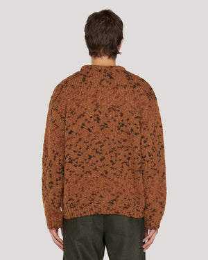 Undertones Boxy Crew Knit Tan