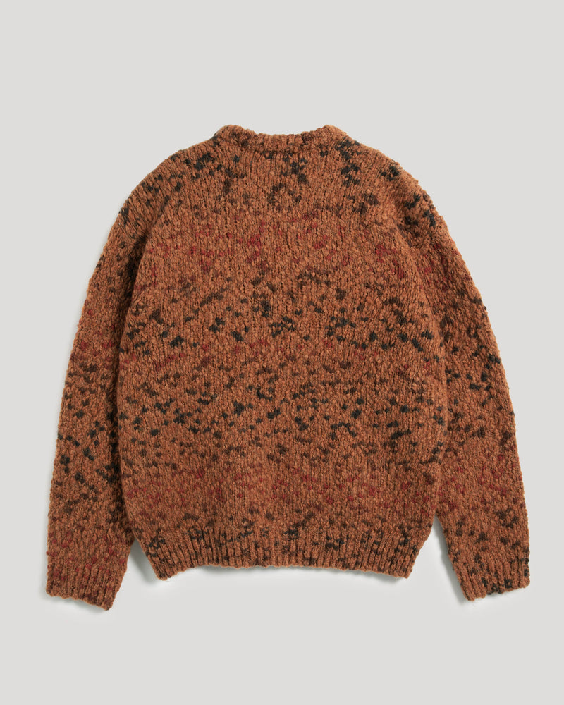 Undertones Boxy Crew Knit Tan