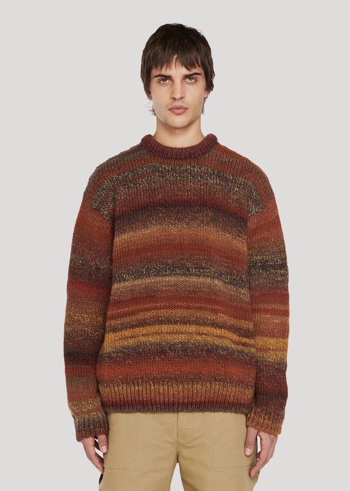 Undertones Boxy Crew Knit Jumper — BROWN